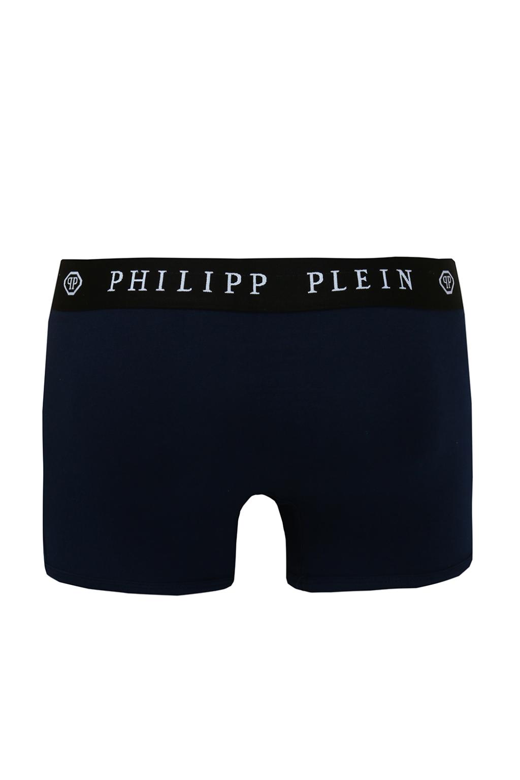 Philipp Plein Skull-embroidered boxers